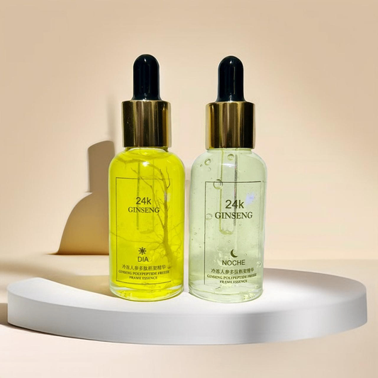 Sérum Duo Ginseng 24K Dia & Noche | Rejuvenecedor Intensivo 30ml